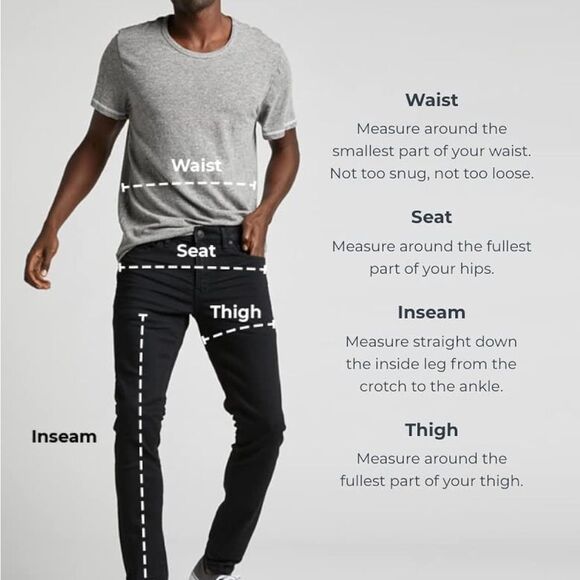 Silver Jeans Co. Men's Konrad Fit Slim Leg Jeans black size 33/32‎ NWT in pkg - Picture 4 of 6